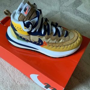 Nike Vaporwaffle Sacai Jean Paul Gaultier Sesame Blue size 8.5 men’s shoe new